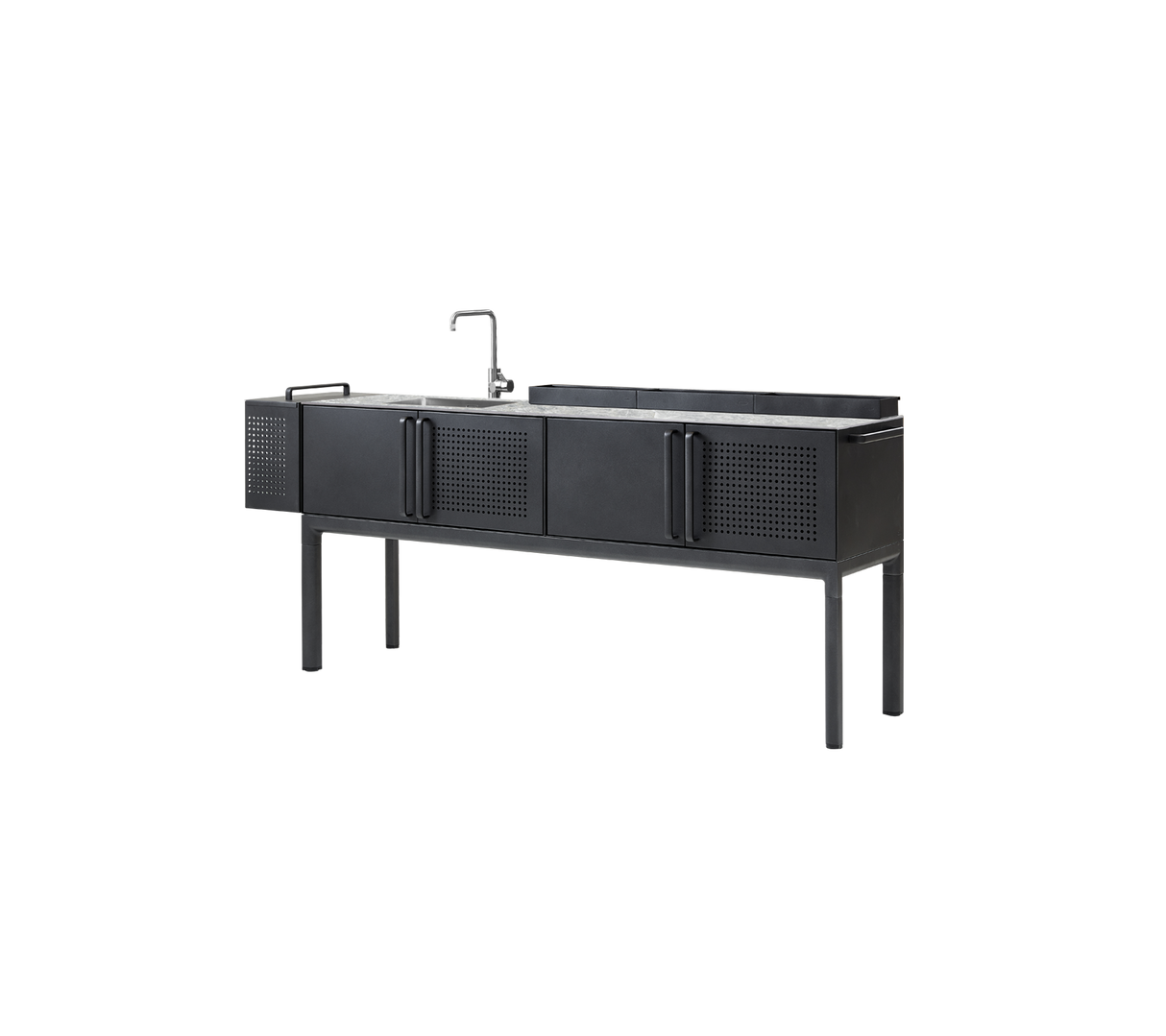 Drop kitchen module, main, incl. 3 shelves