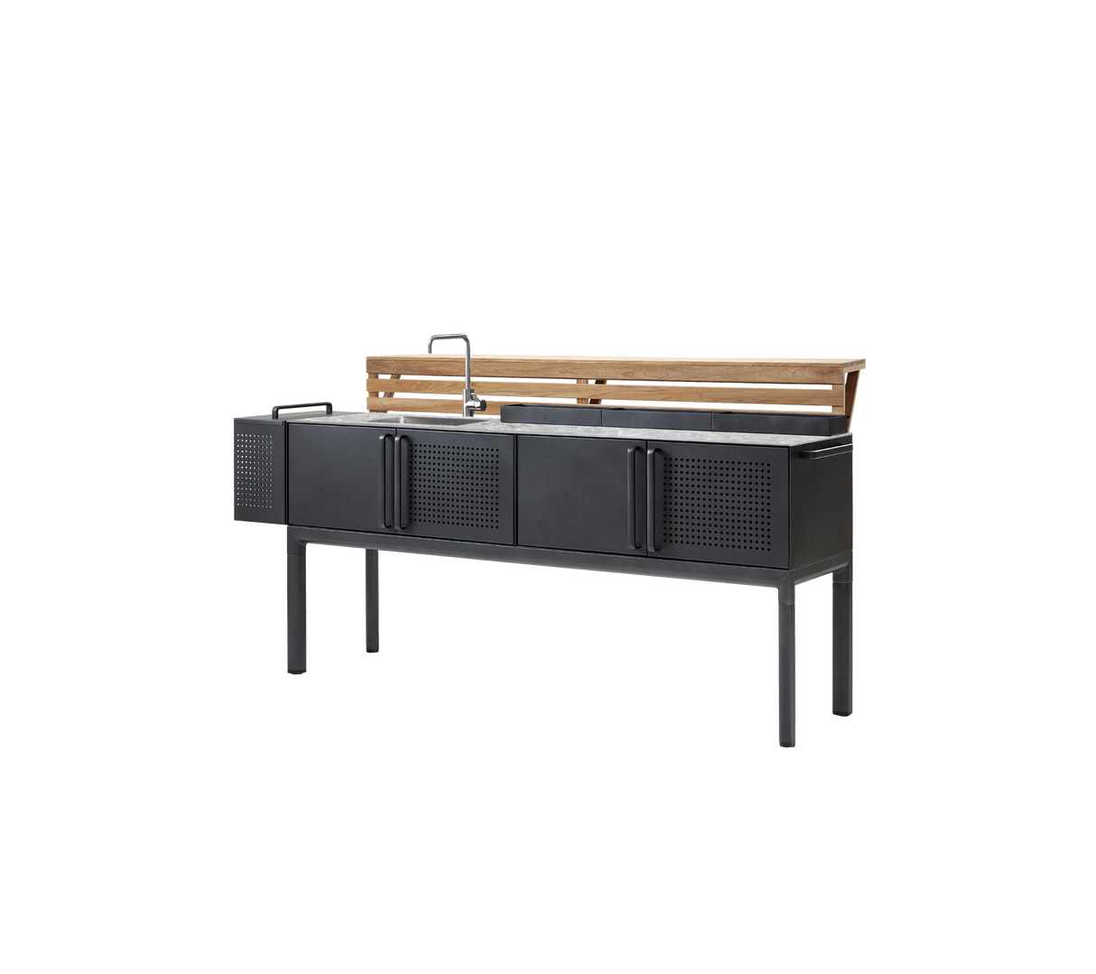 Drop kitchen module, main, incl. 3 shelves