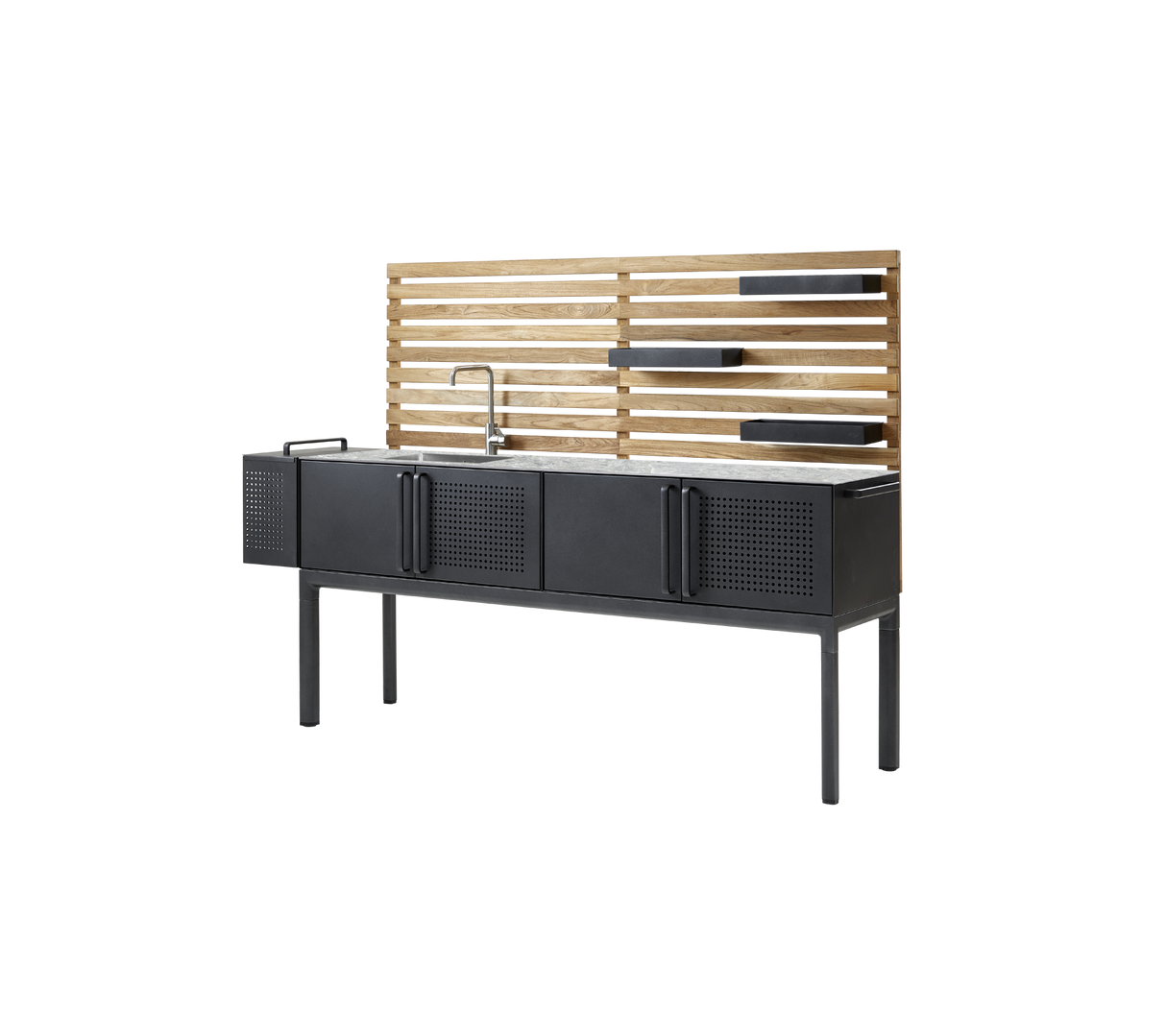 Drop kitchen module, main, incl. 3 shelves