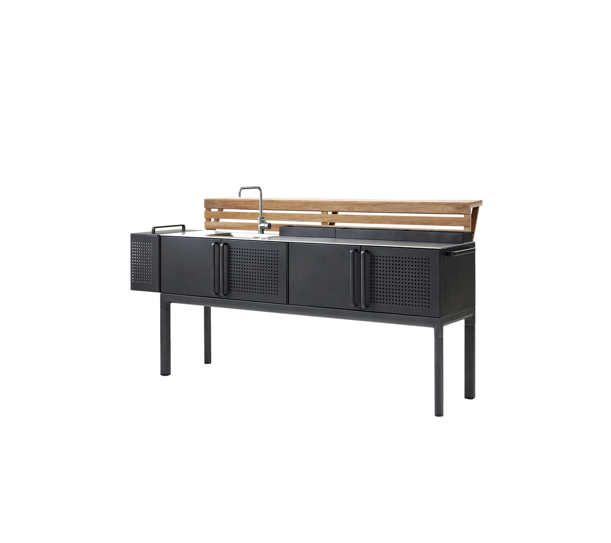 Drop kitchen module, main, incl. 3 shelves