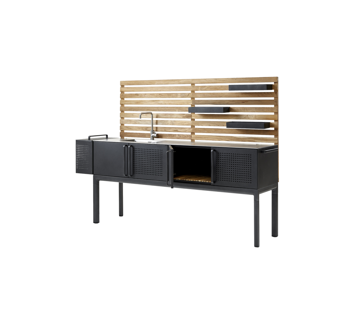 Drop kitchen module, main, incl. 3 shelves