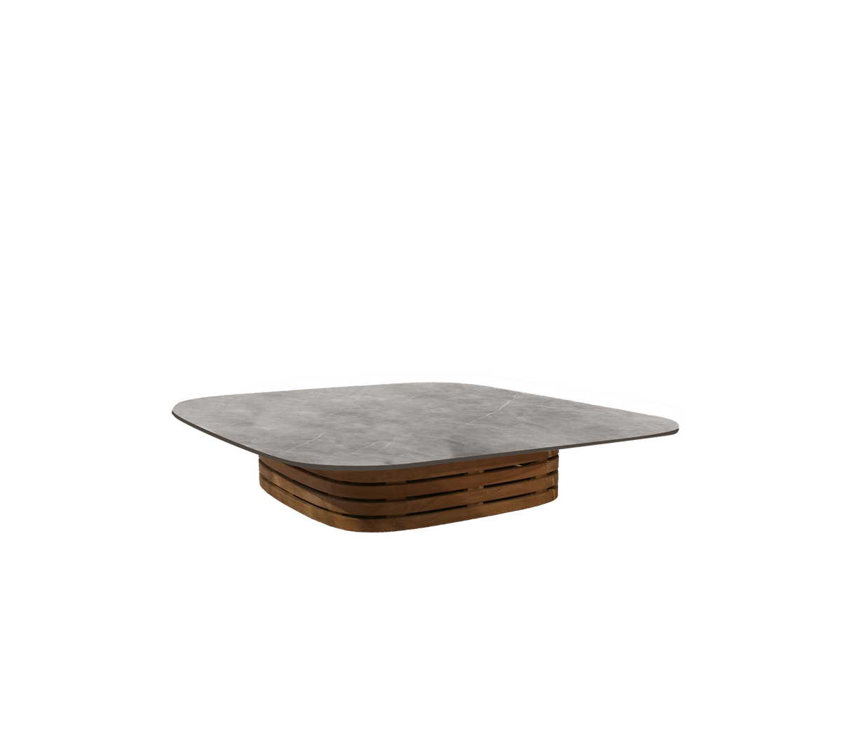 Mellow coffee table, square - large