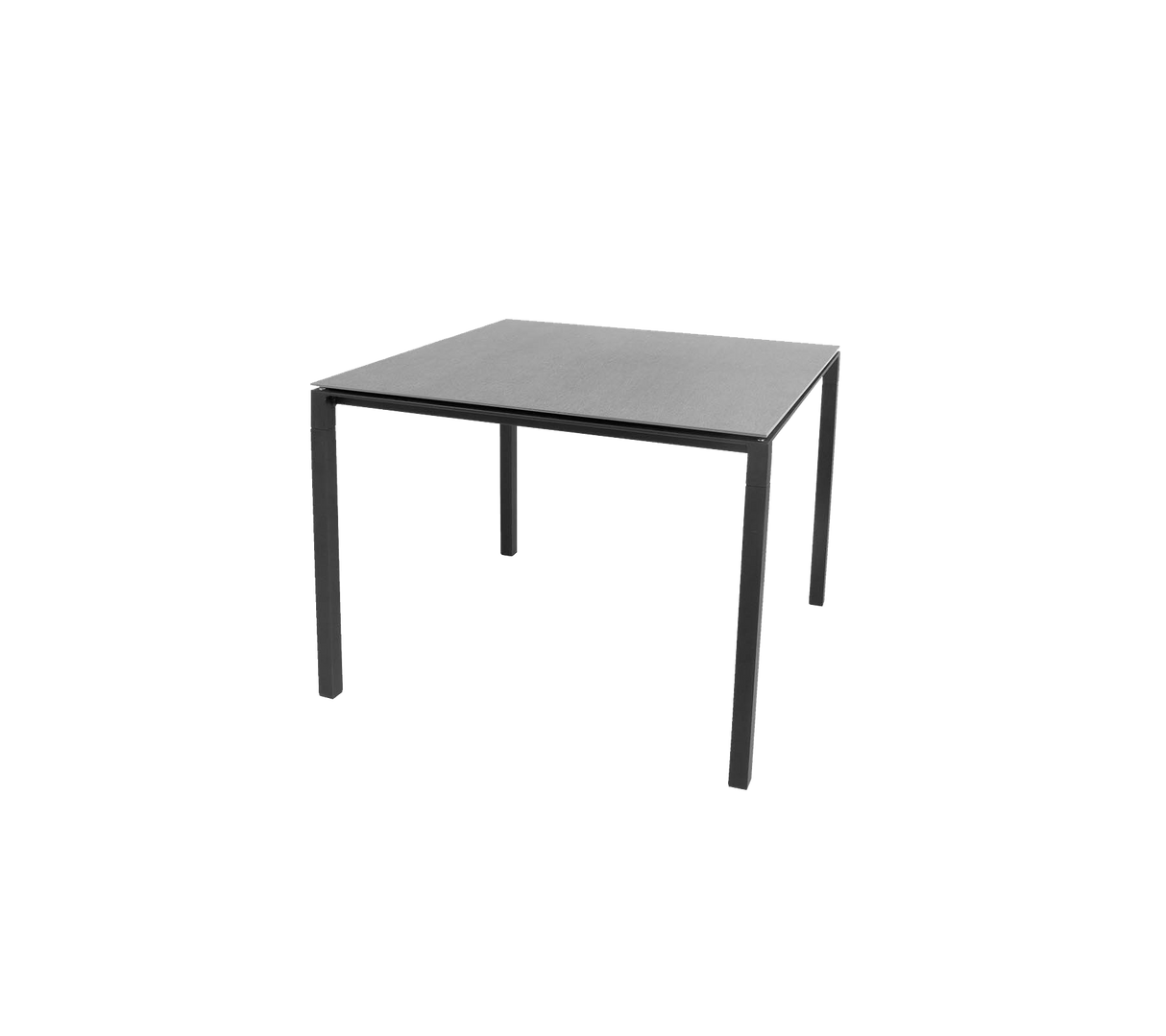 Pure dining table, 100x100 cm
