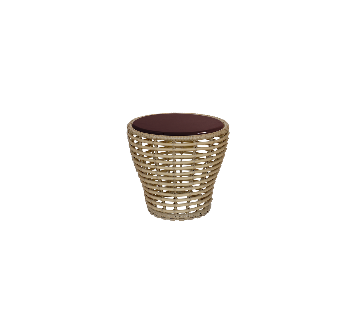 Basket coffee table, small