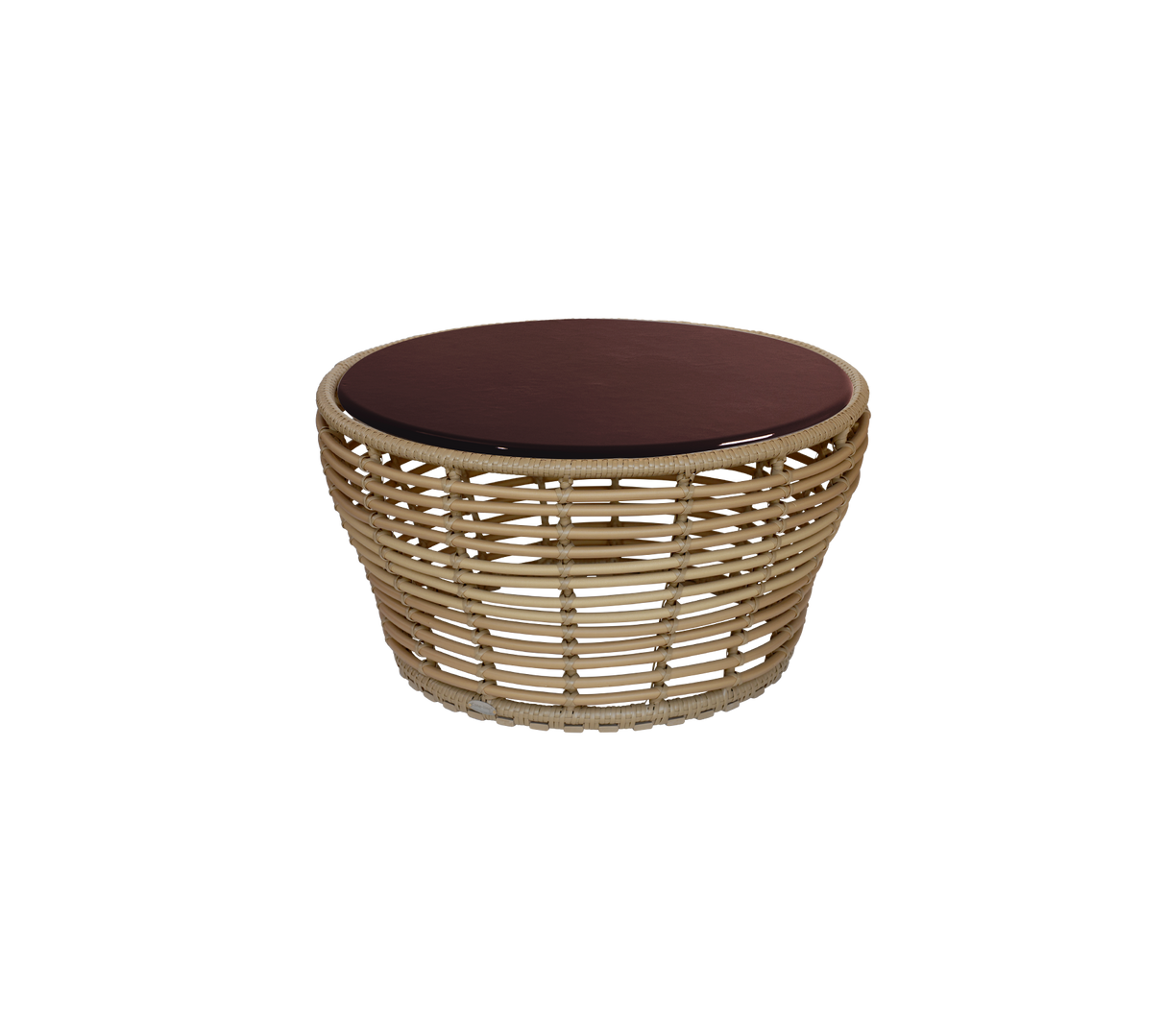 Basket coffee table, medium