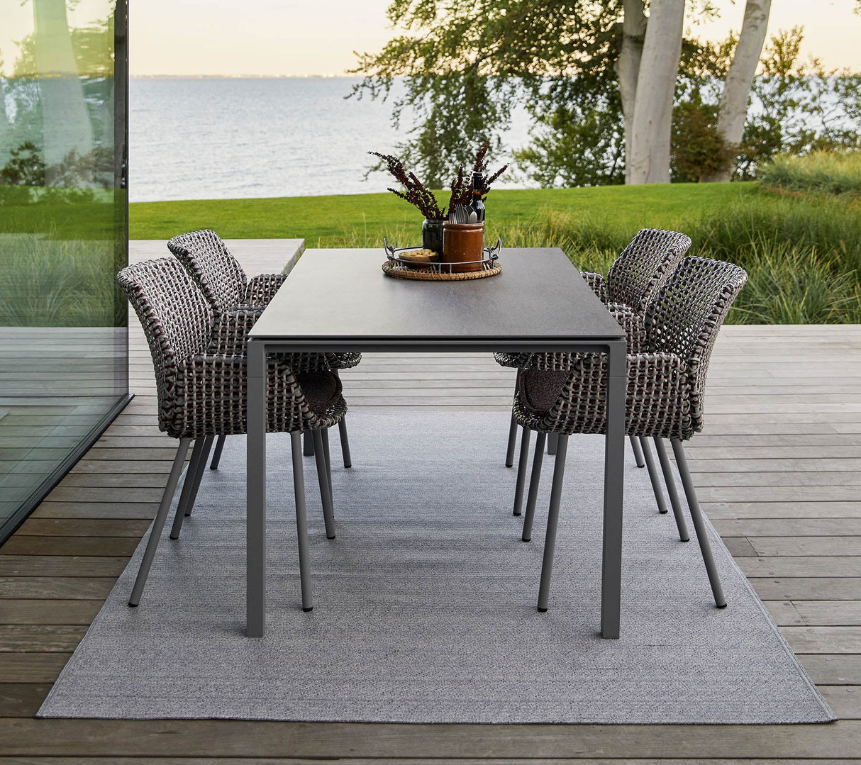 Pure dining table, 150x90 cm