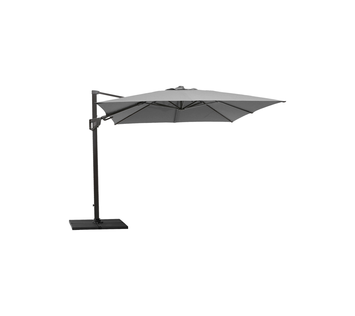 Hyde luxe tilt parasol, 3x3 m