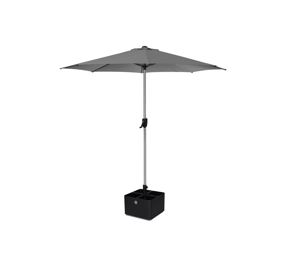Sunshade parasol w/crank, dia. 3 m