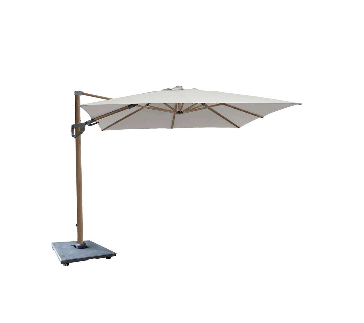 Hyde luxe tilt parasol, 3x3 m