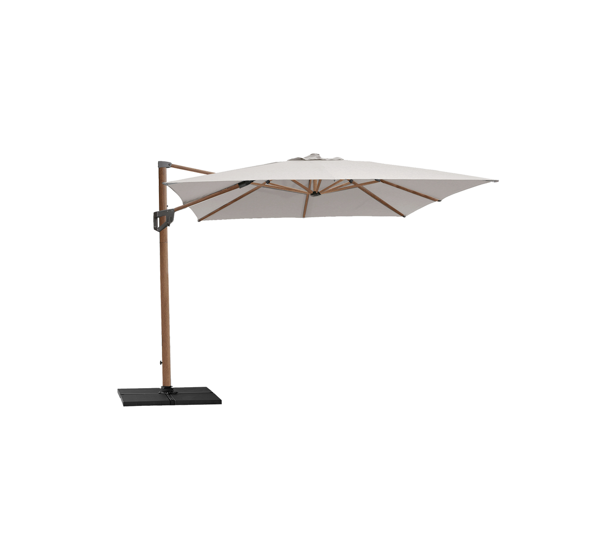 Hyde luxe tilt parasol, 3x3 m