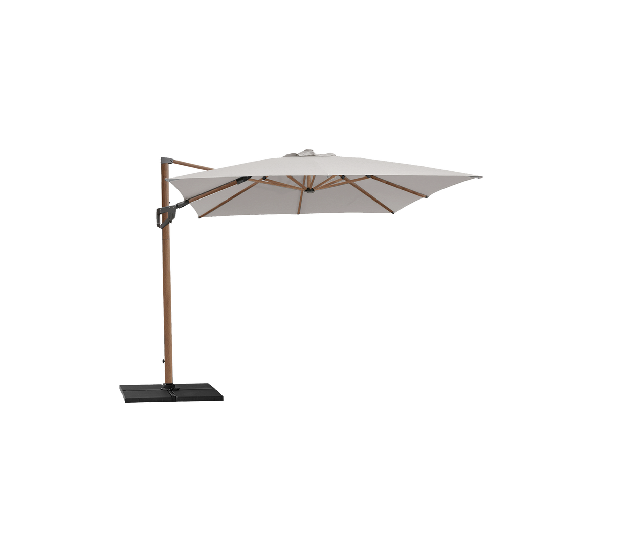 Hyde luxe hanging parasol, 3x4 m
