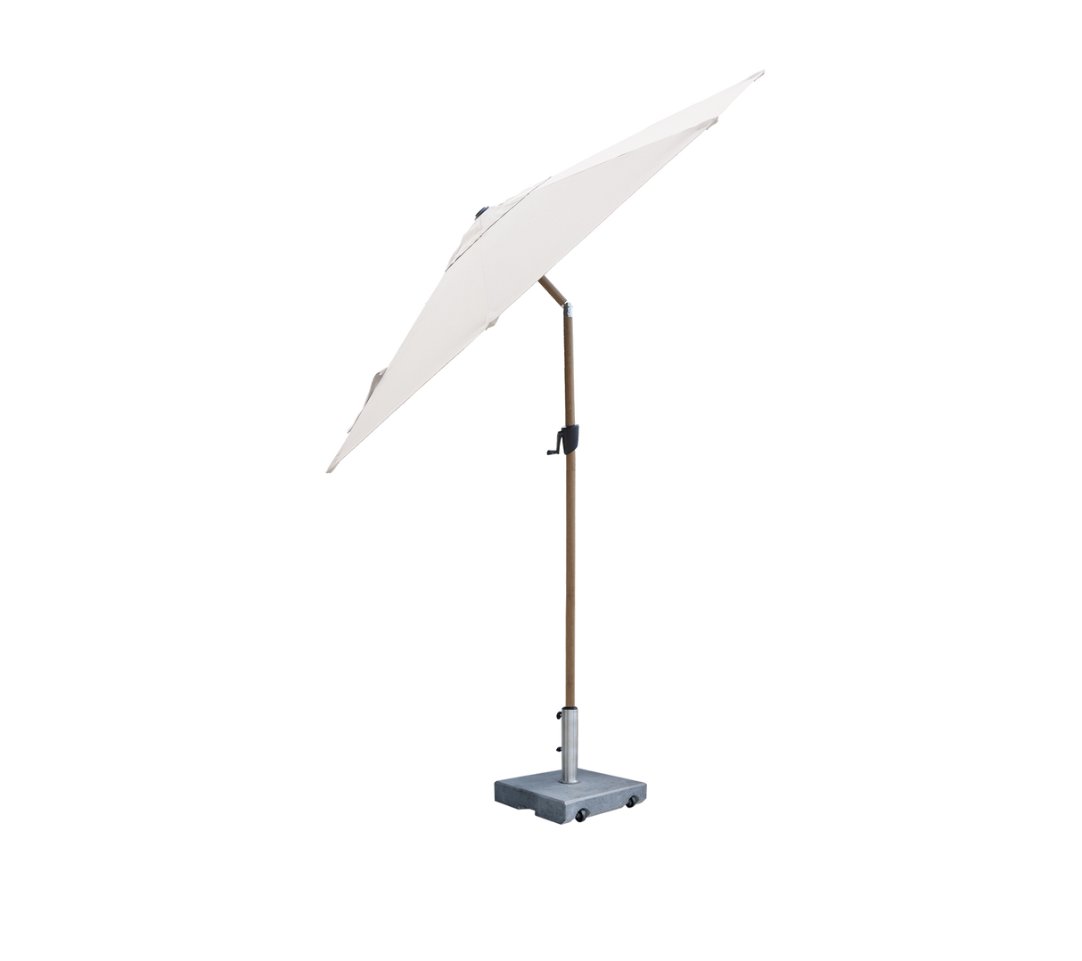 Sunshade parasol w/tilt, dia. 3 m