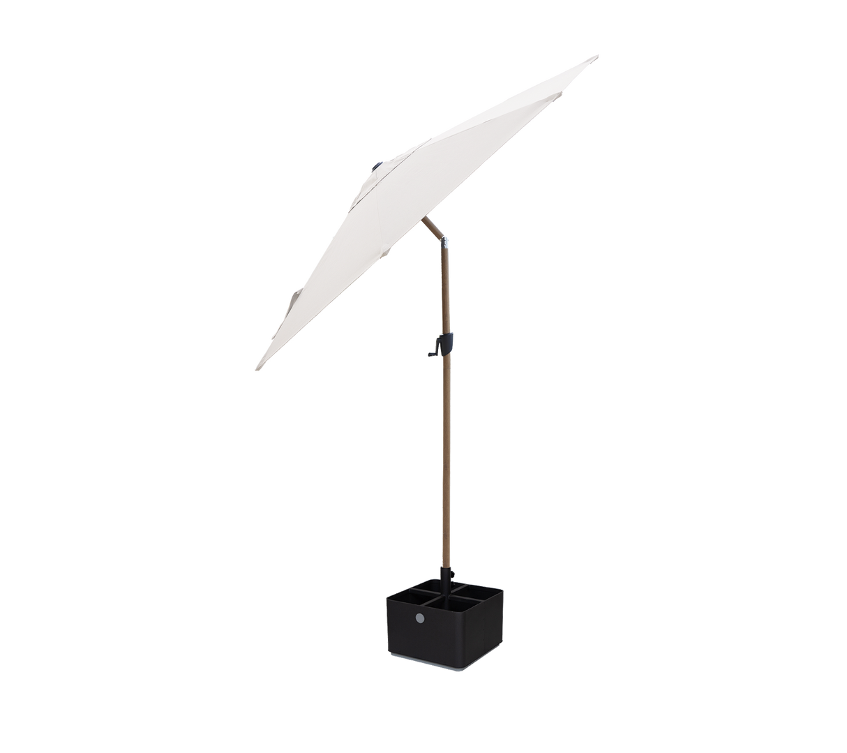 Sunshade parasol w/tilt, dia. 3 m