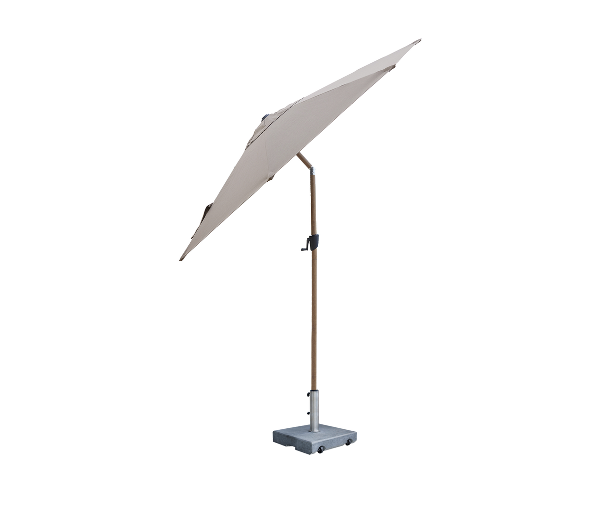 Sunshade parasol w/tilt, dia. 3 m