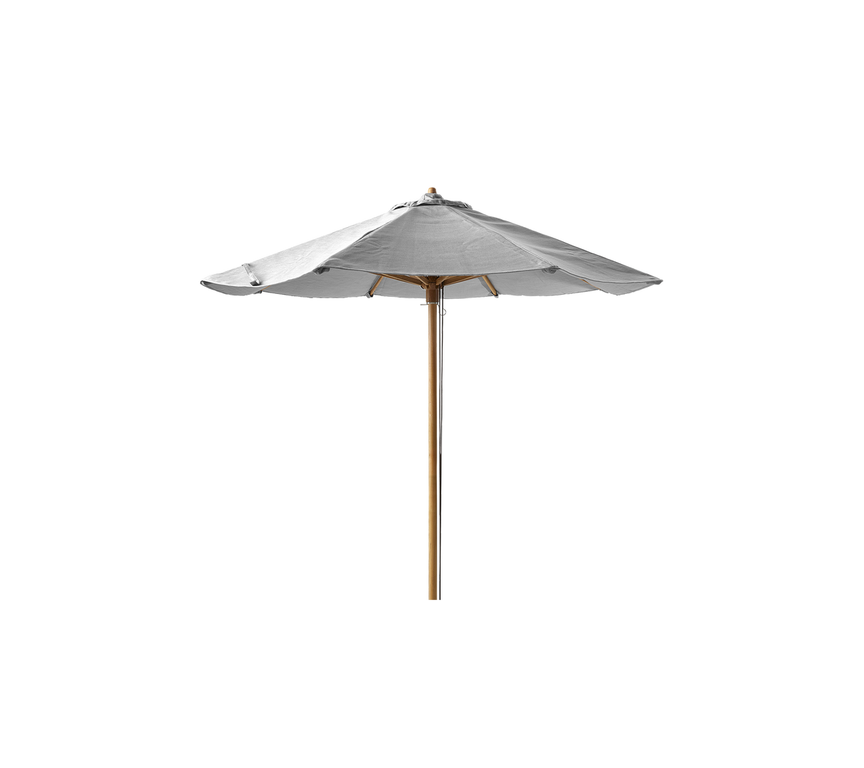 Classic parasol w/pulley system, dia. 2,4 m