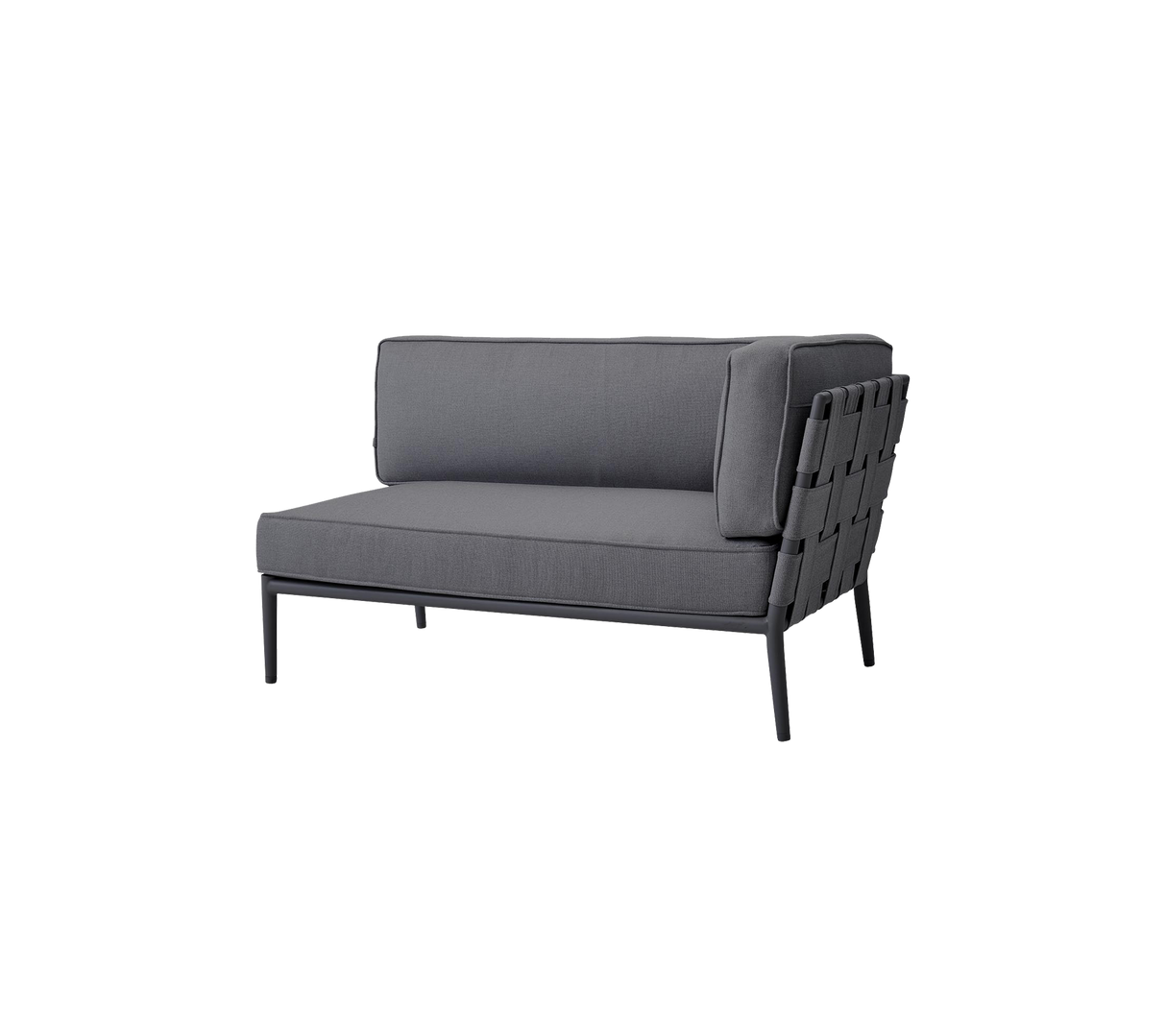Conic 2-seater sofa, left module