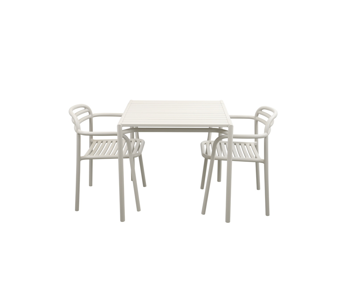 Bliss dining table incl. 2 Bliss armchairs