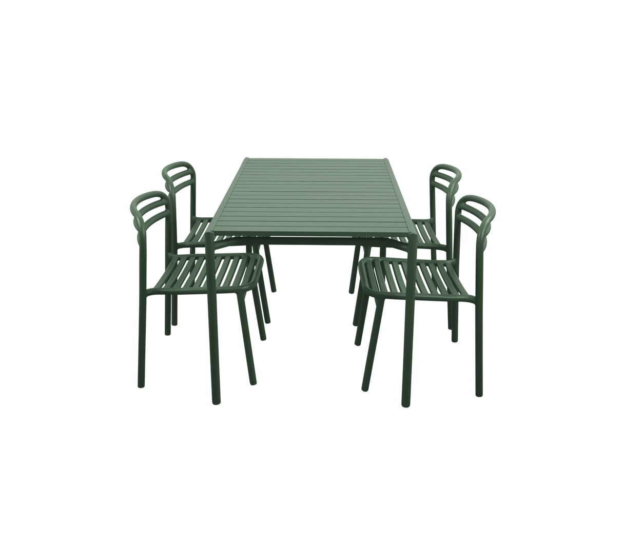 Bliss dining table rect. incl. 4 Bliss chairs
