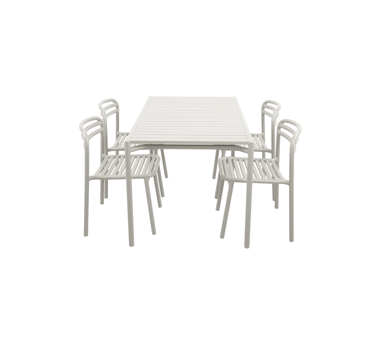 Bliss dining table rect. incl. 4 Bliss chairs