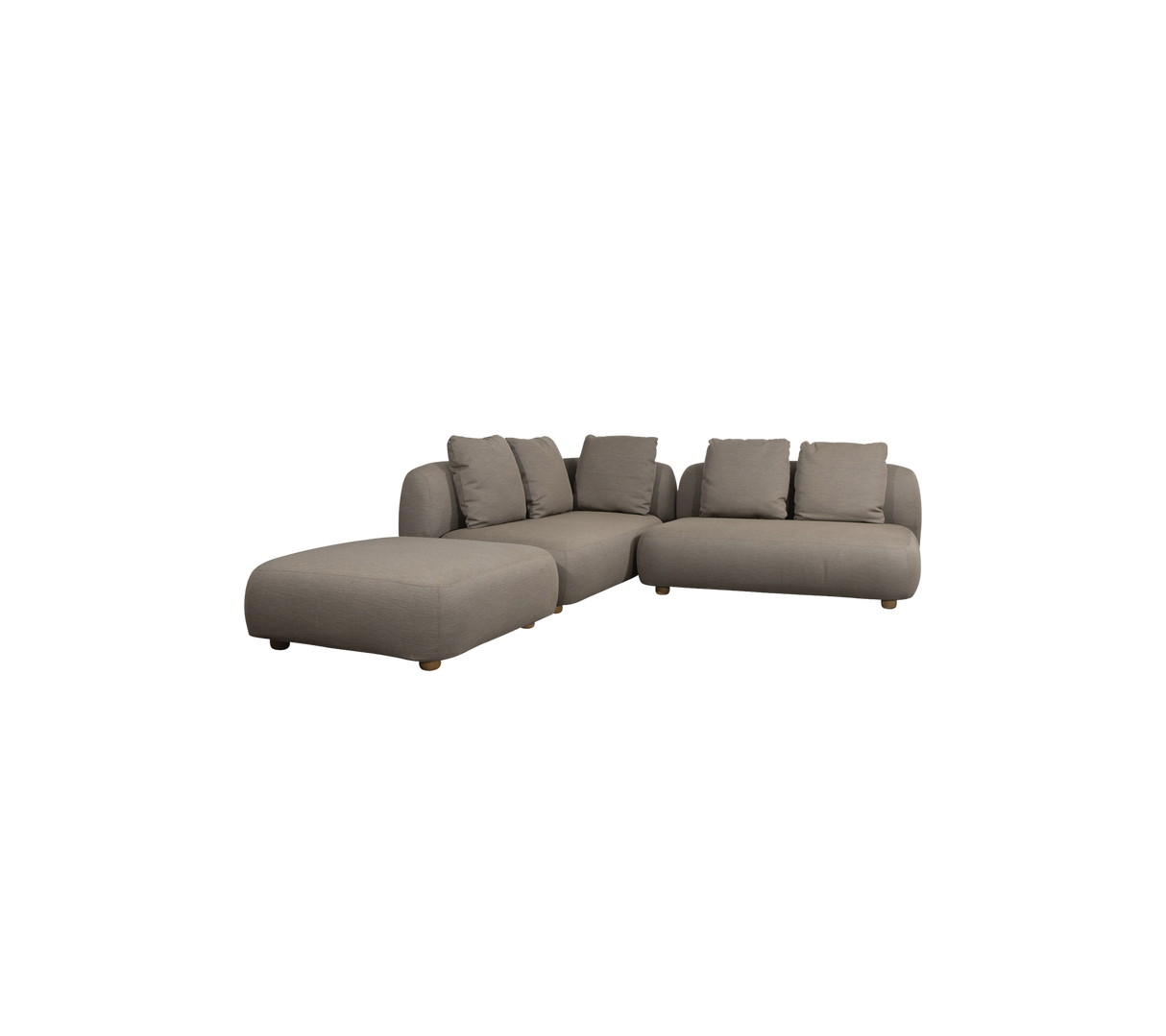 Capture corner sofa w/chaise lounge