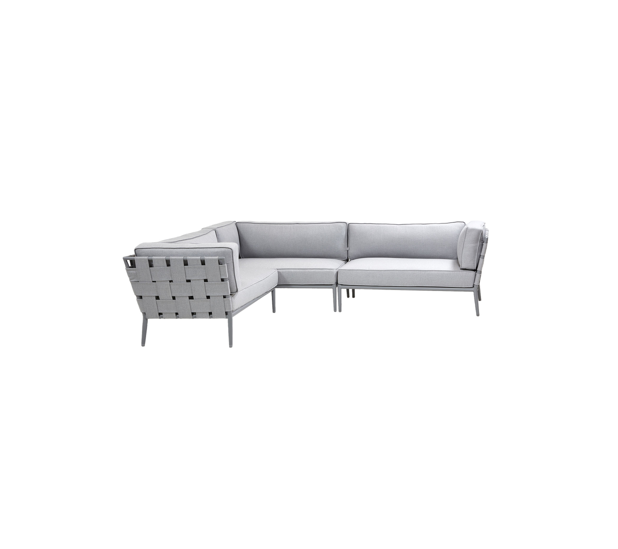 Conic modular corner sofa