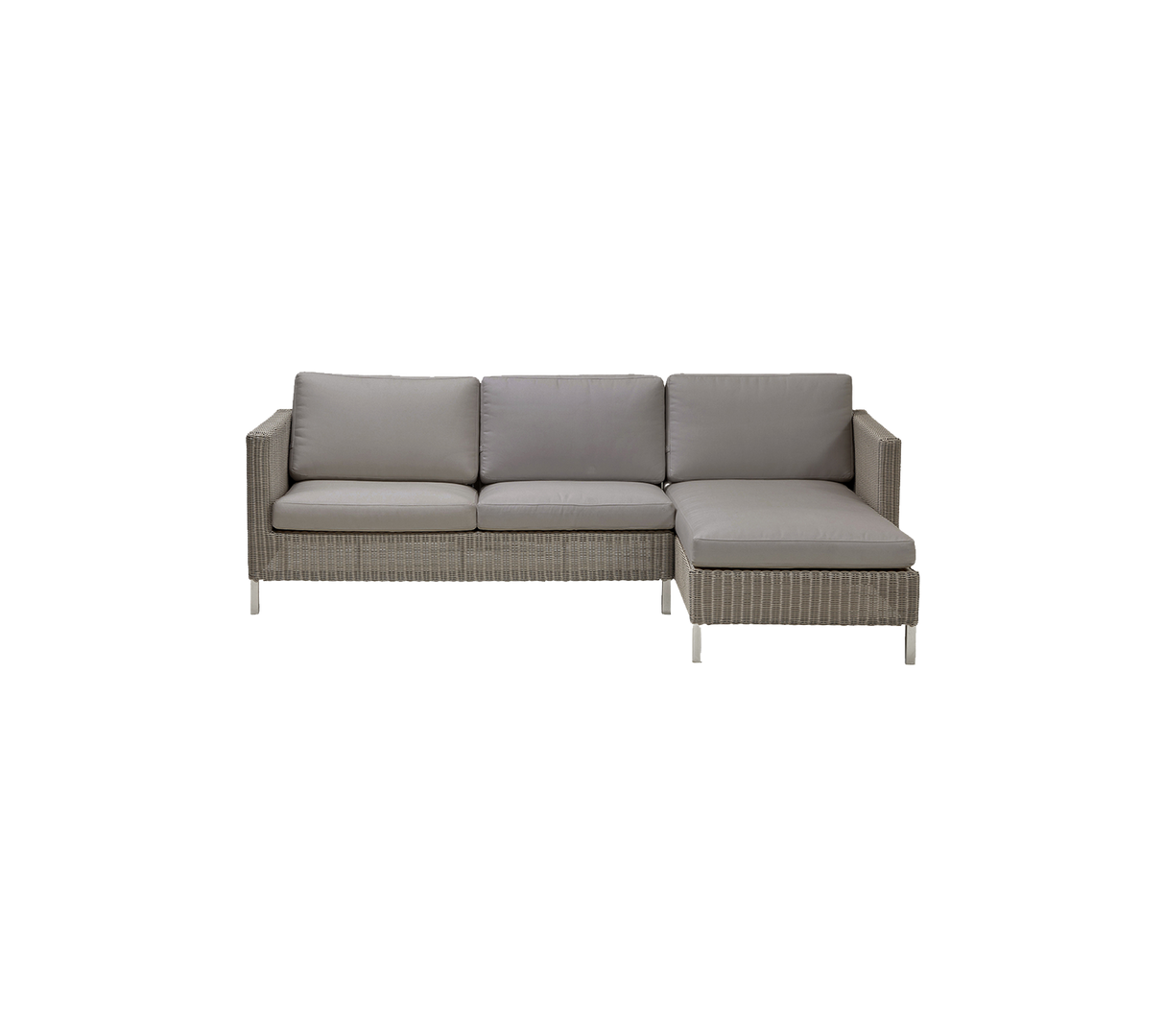 Connect modular lounge sofa with chaise longue