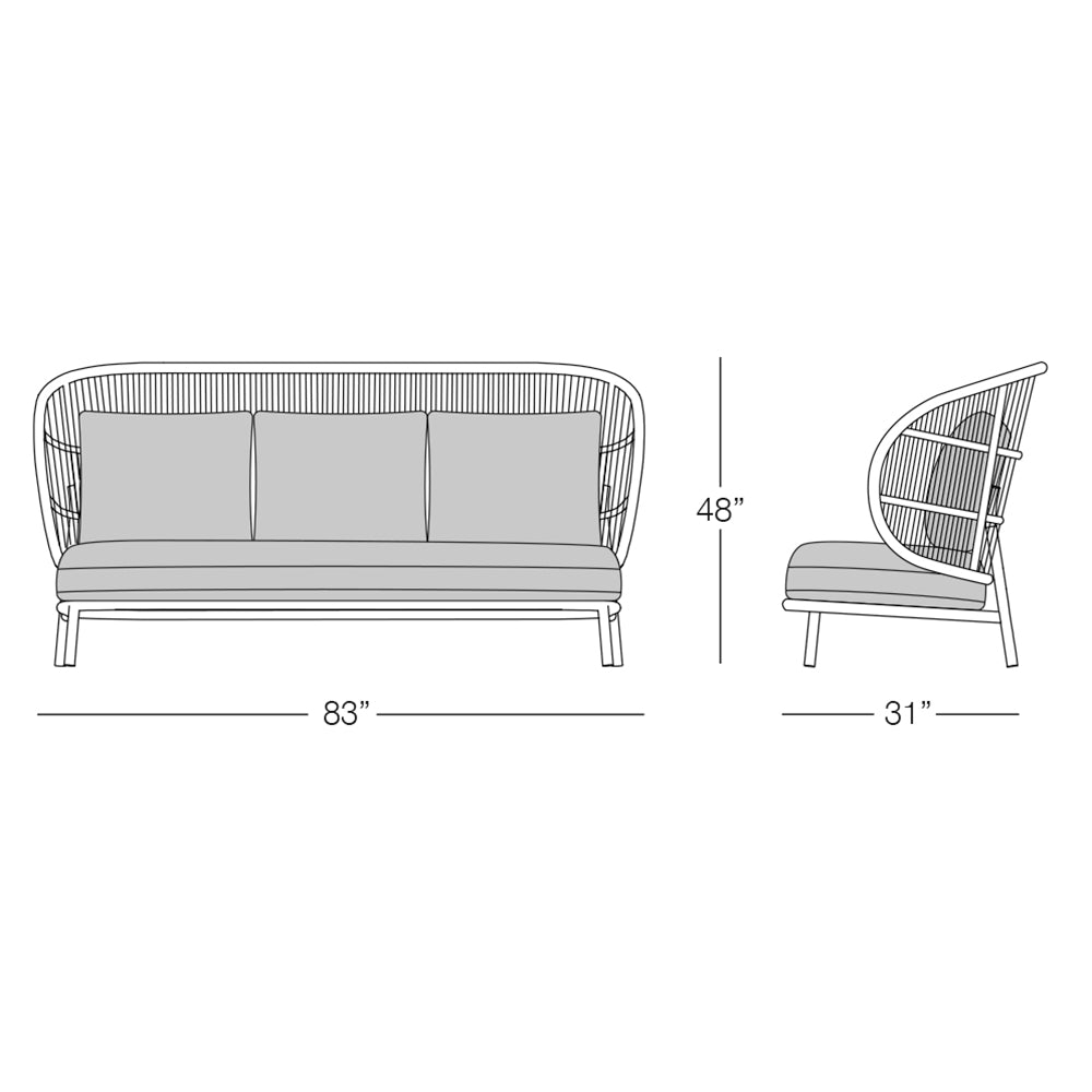 Dream High Back Sofa