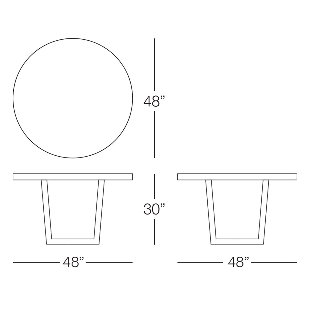 Harbin Round 48" Dining Table