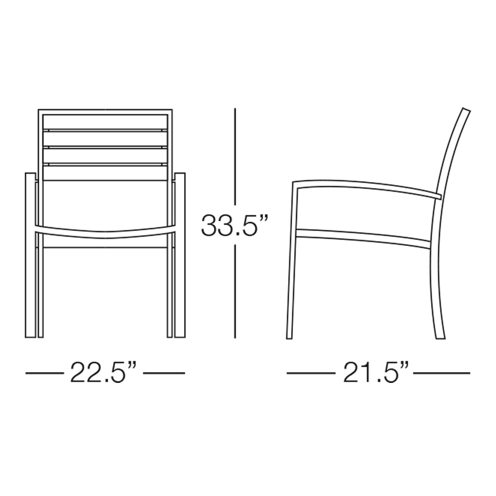 Martinique Dining Chair with Arms