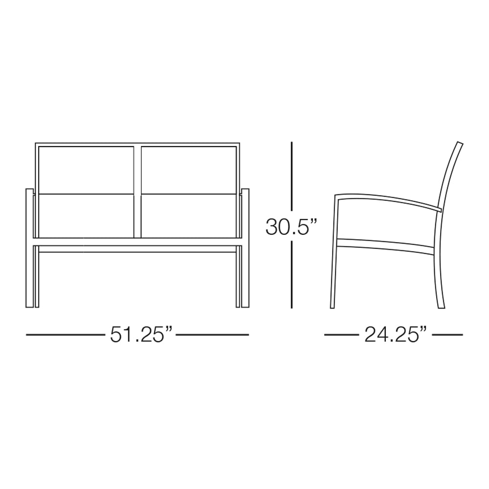 Saint Lucia Loveseat