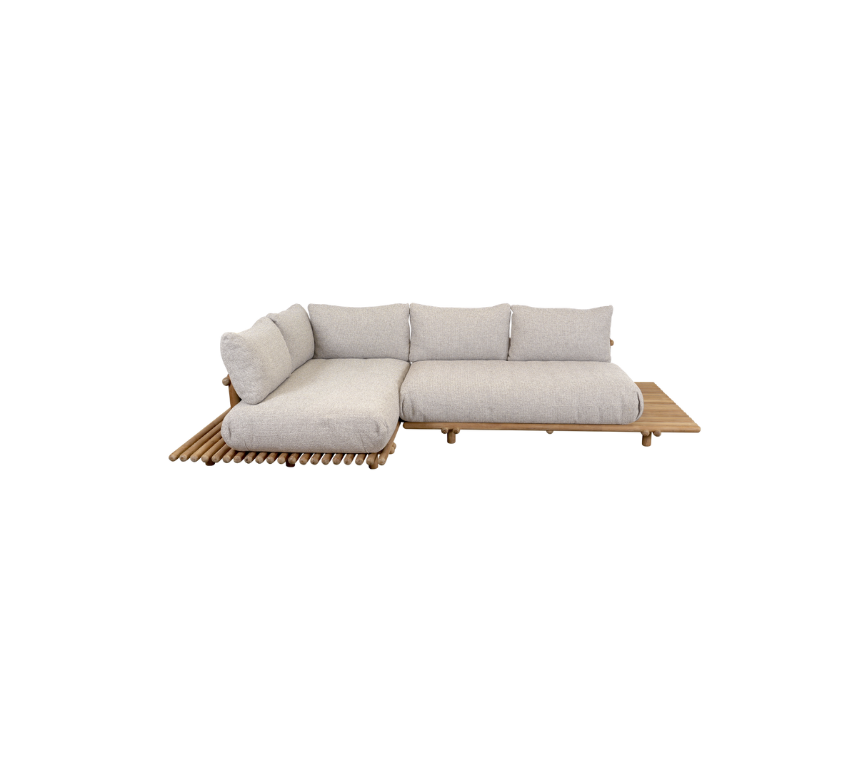 Sticks platform, corner sofa