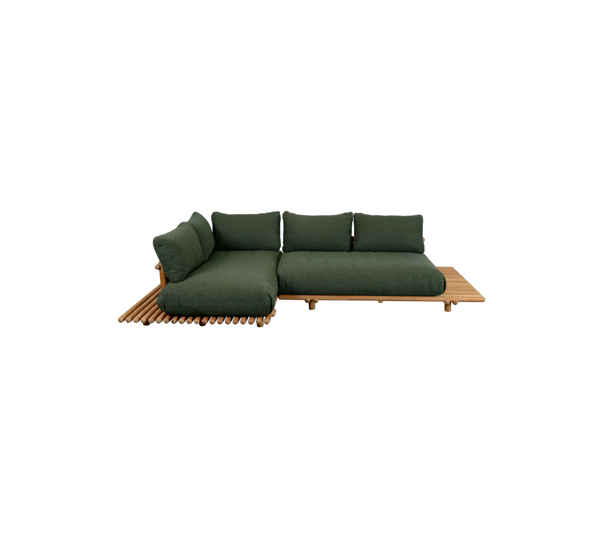 Sticks platform, corner sofa