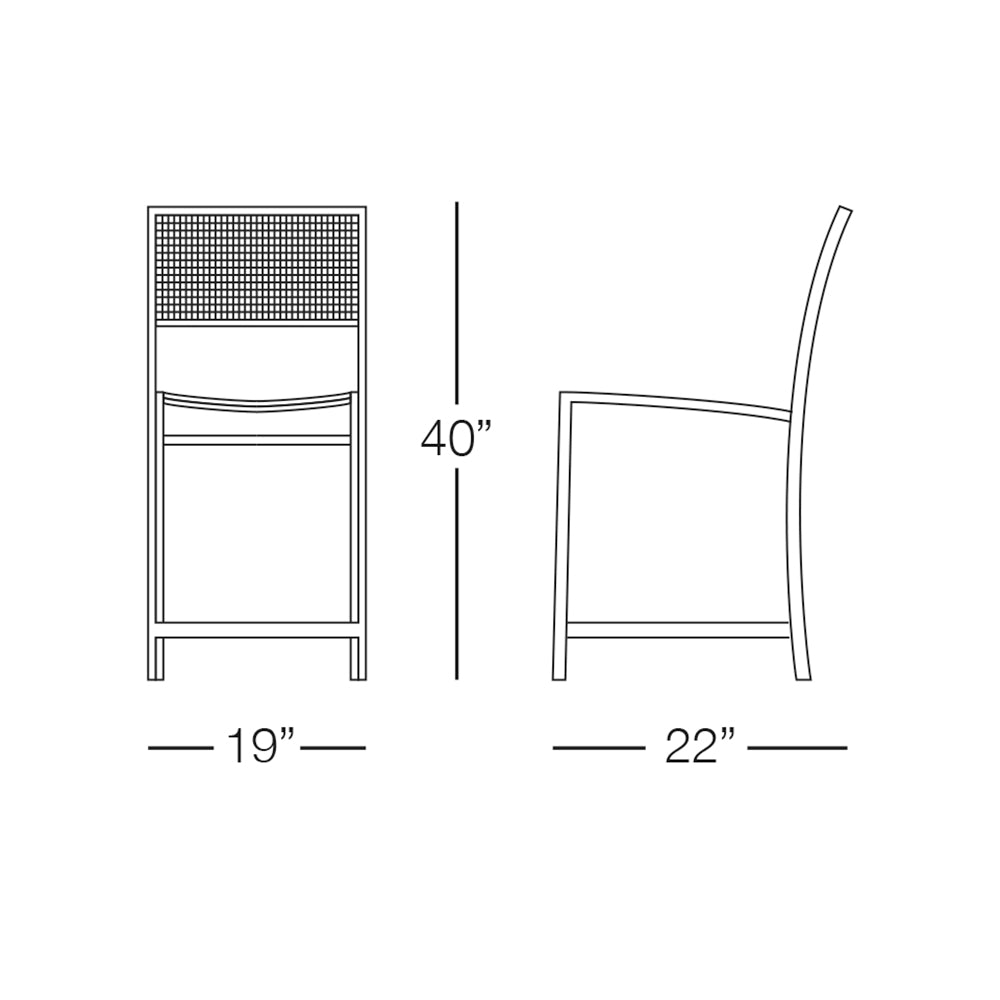 Saint Thomas Counter Stool