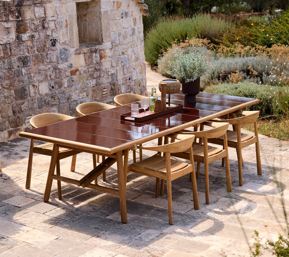 Sticks dining table, 280x100 cm