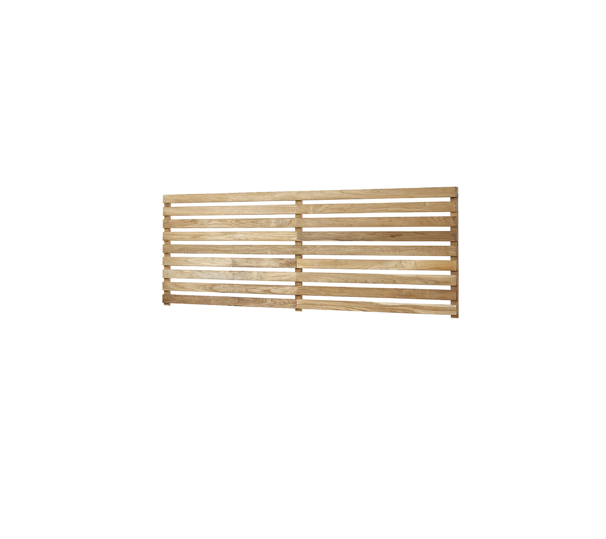 Drop teak wall