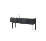 Drop kitchen module, main, incl. 3 shelves