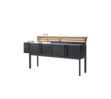 Drop kitchen module, main, incl. 3 shelves