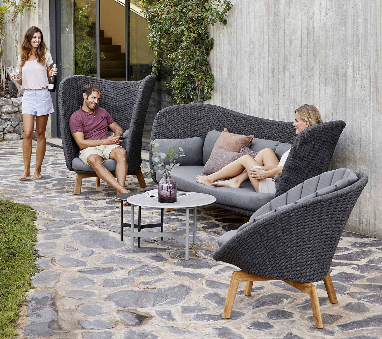 Peacock Wing 3-seater sofa