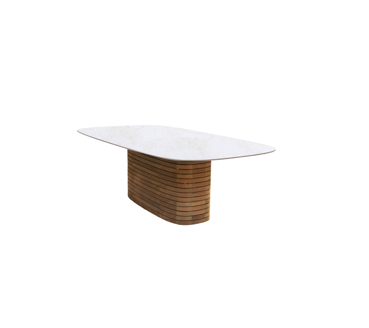 Mellow dining table, oval - medium
