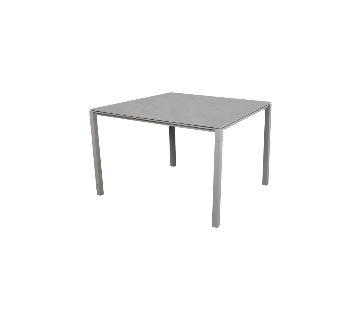 Pure dining table, 100x100 cm