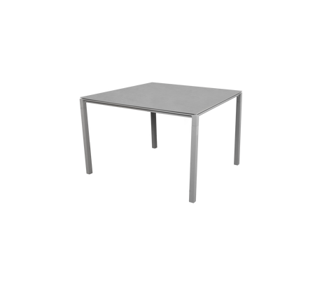 Pure dining table, 100x100 cm