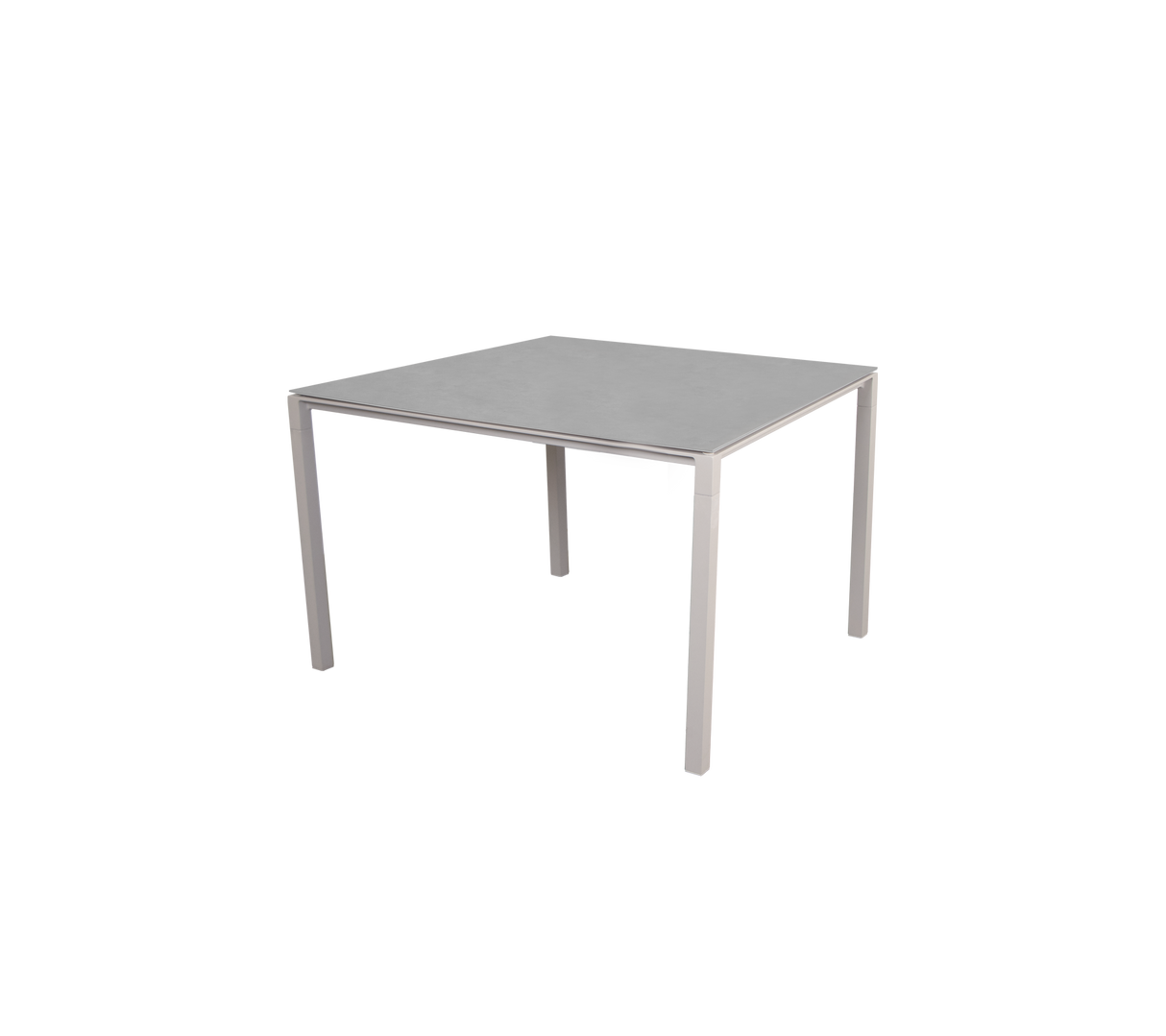 Pure dining table, 100x100 cm