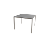 Pure dining table, 100x100 cm