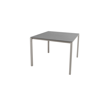 Pure dining table, 100x100 cm