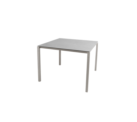 Pure dining table, 100x100 cm