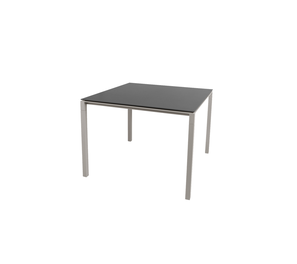 Pure dining table, 100x100 cm