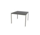 Pure dining table, 100x100 cm