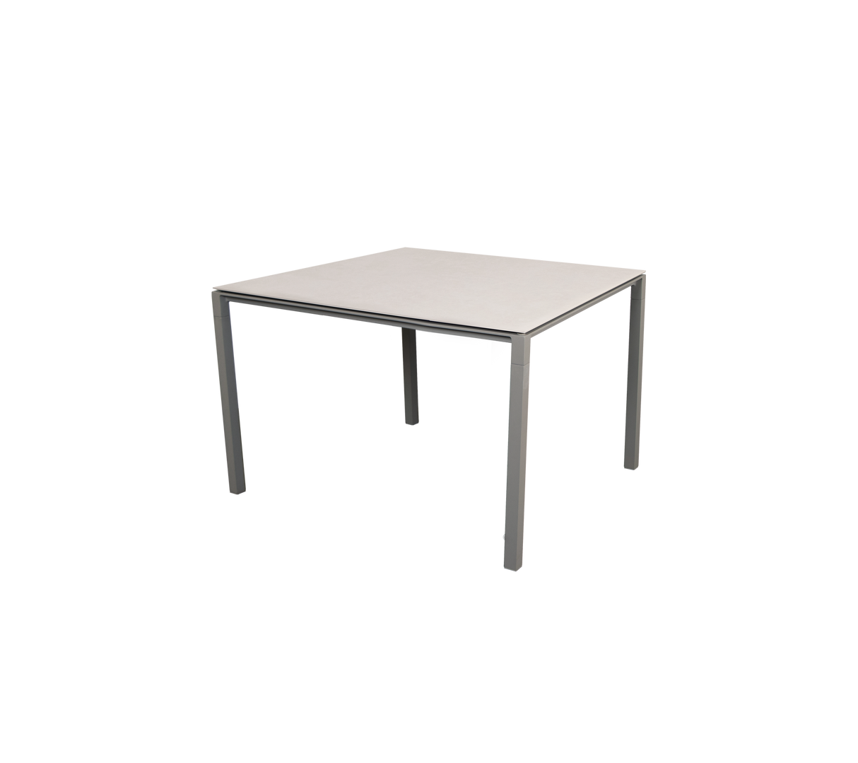 Pure dining table, 100x100 cm