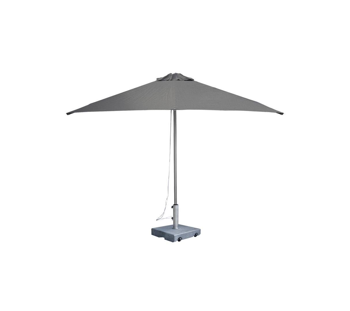 Harbour parasol, w/pulley 3x3 m