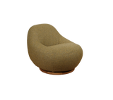 Gem lounge chair w/teak swivel